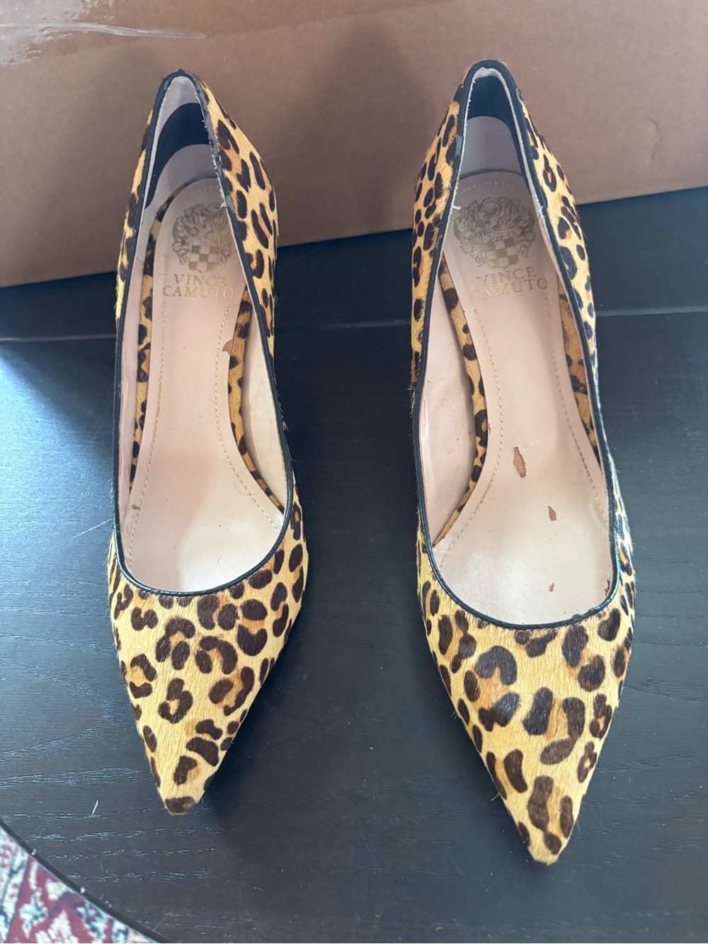 Vince Camuto Leopard Print Pointed-Toe Pump